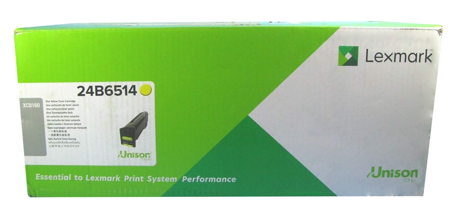 Amazon.com: Lexmark 24B6514 XC8160 Toner Cartridge (Yellow